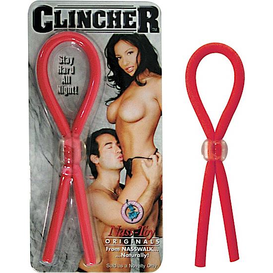 Clincher Adjustable Cock Ring (Red)