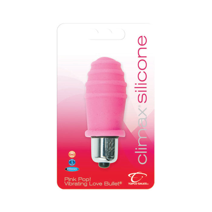Climax Silicone Pink Pop! Vibrating Love Bullet