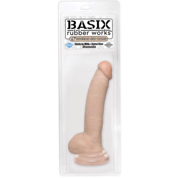 Basix 9in Suction Cup Dong