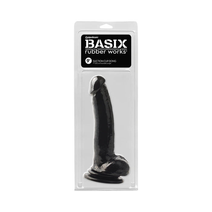 Basix 9in Suction Cup Dong