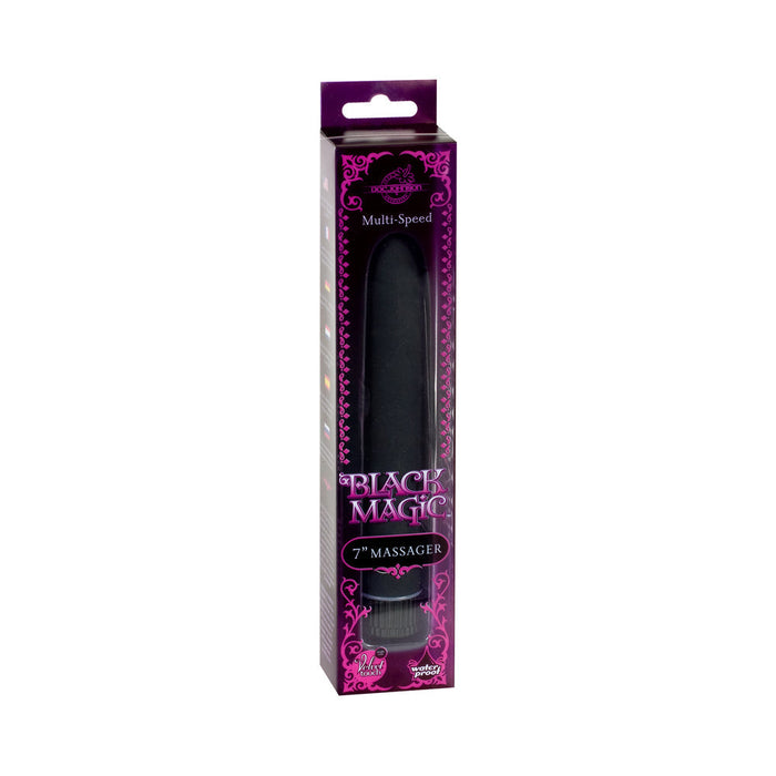 Black Magic Velvet Touch Vibrator Waterproof  - Black