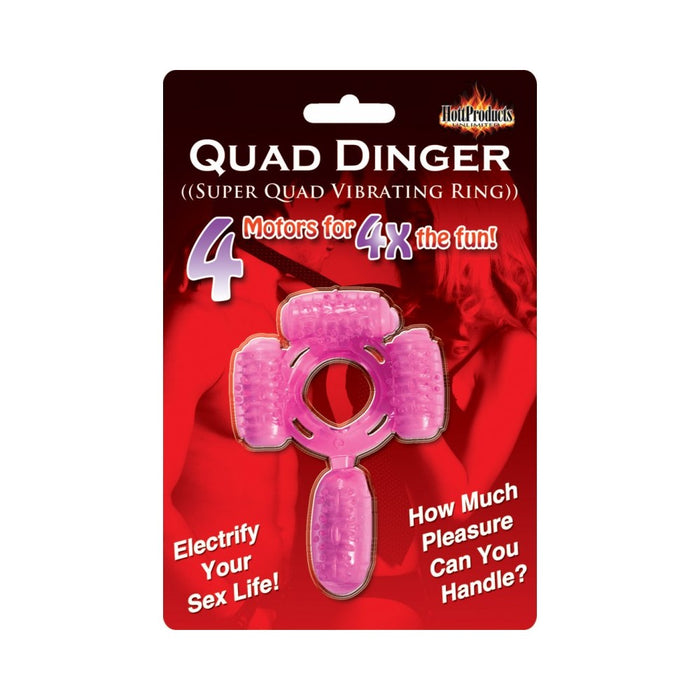 Super Quad Vibrating Cock Ring