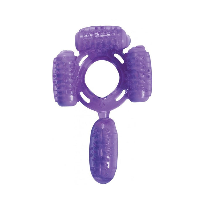 Super Quad Vibrating Cock Ring