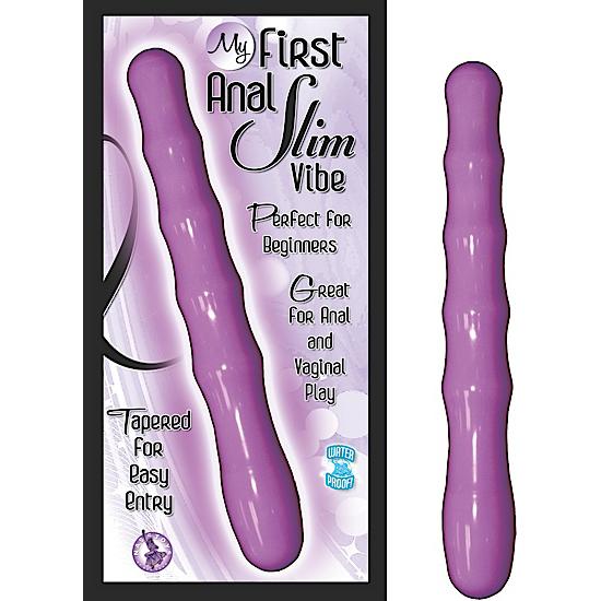 My 1st Anal Slim Vibe - Purple