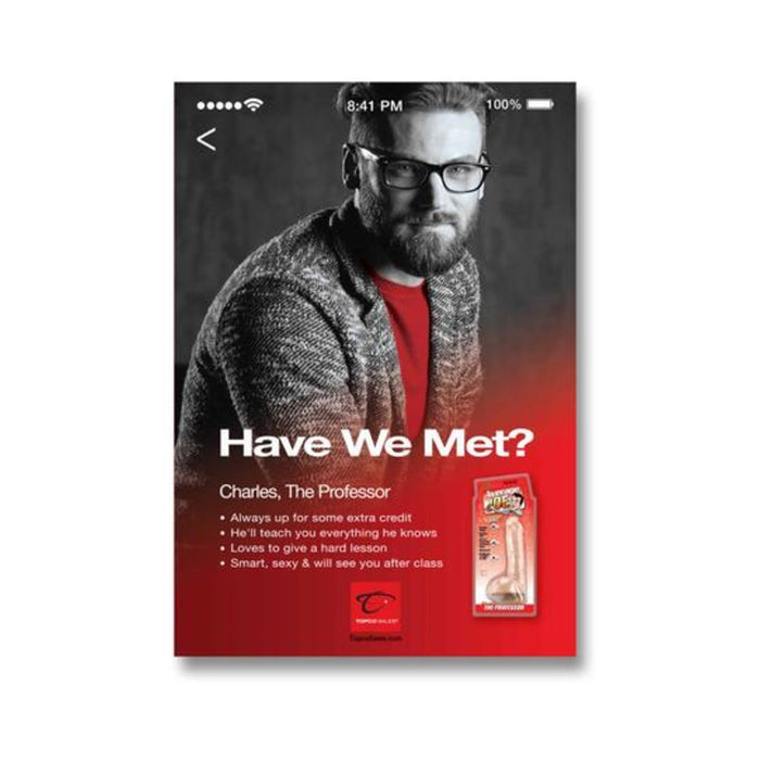 Average Joe The Professor Charles Dildo 7.25 inches