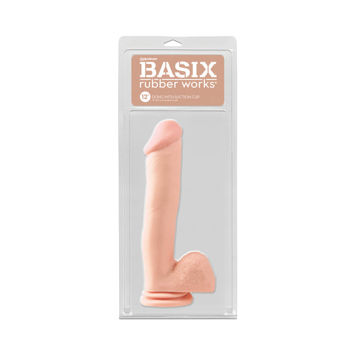 Basix Rubber Works 12 inches Dong Suction Cup