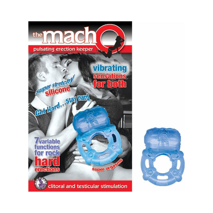 Macho Pulsating Erection Keeper (Blue)