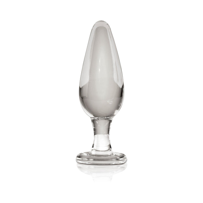 Icicles No 26 Glass Butt Plug Clear