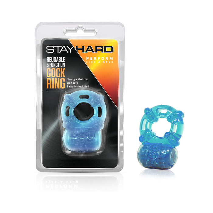 5 Function Reusable Vibrating Cock Ring