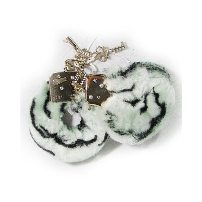 Plush Love Cuffs Zebra