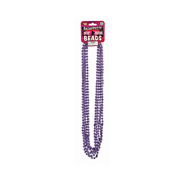 Bachelorette Beads Purple 6 Package