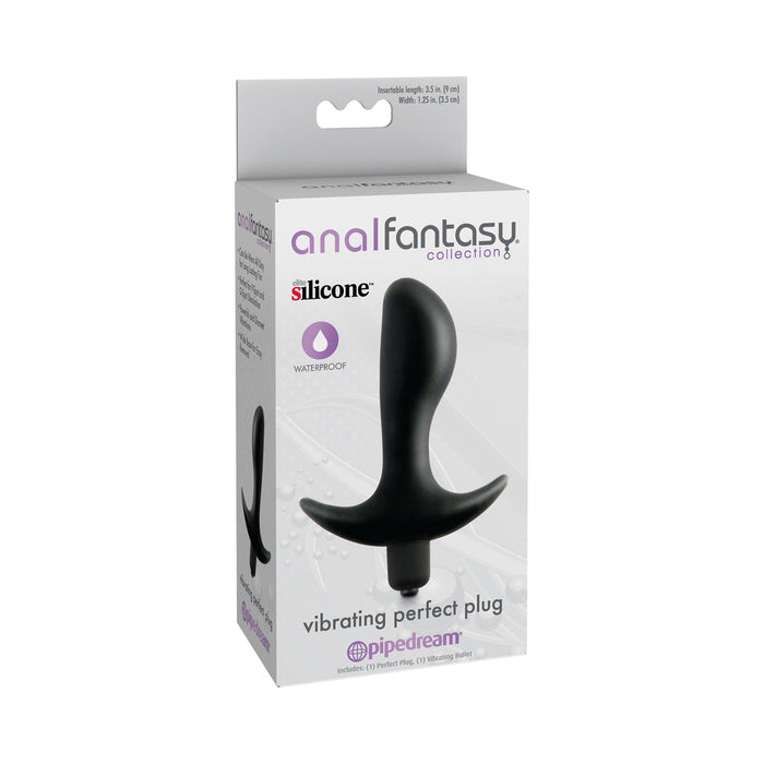 Anal Fantasy Vibrating Perfect Plug Black