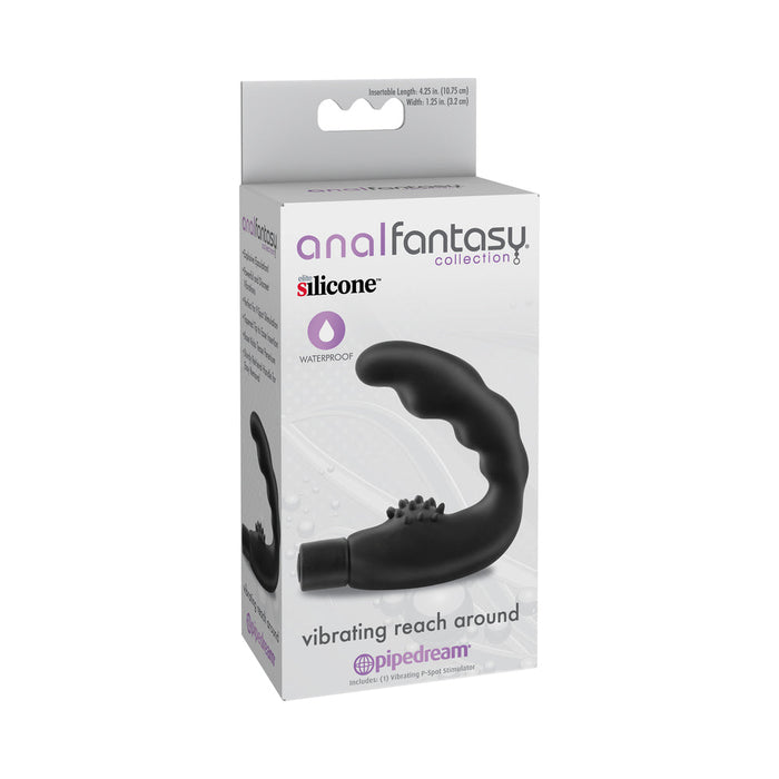 Anal Fantasy Vibrating Reach Around Probe Black