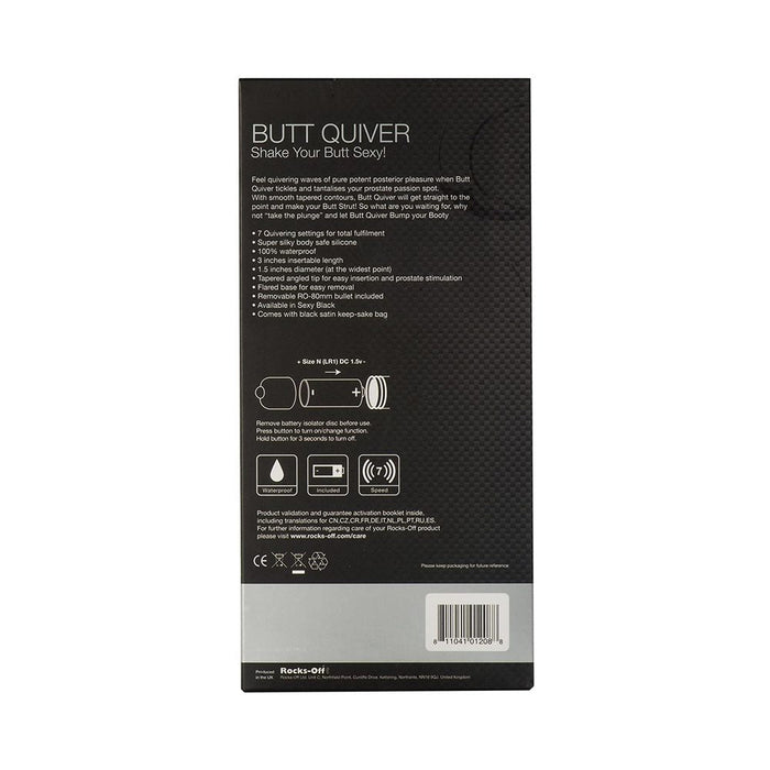 Butt Quiver Black Plug