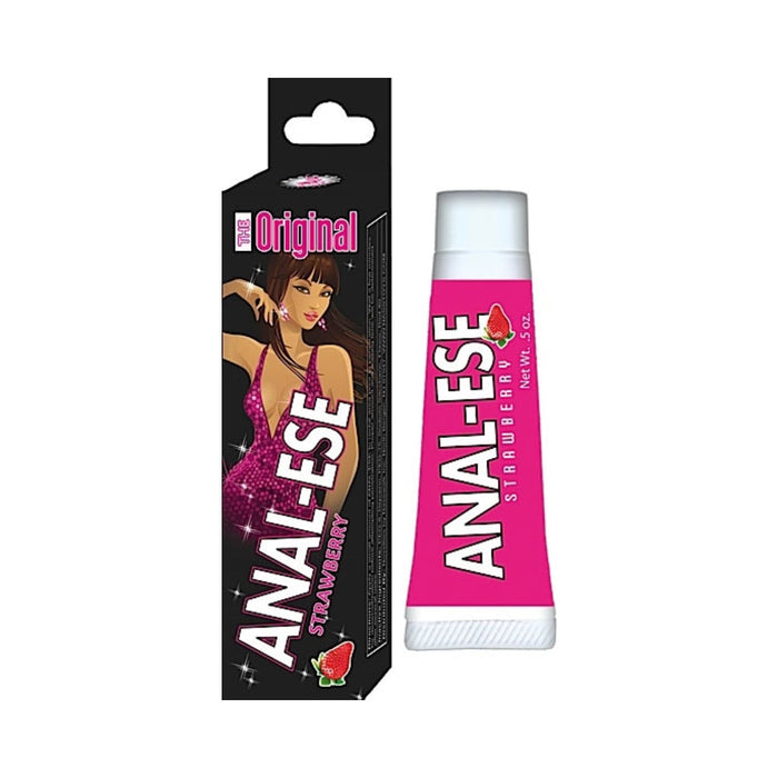 Anal-Ese Flavored Desensitizing Anal Gel Strawberry .5oz