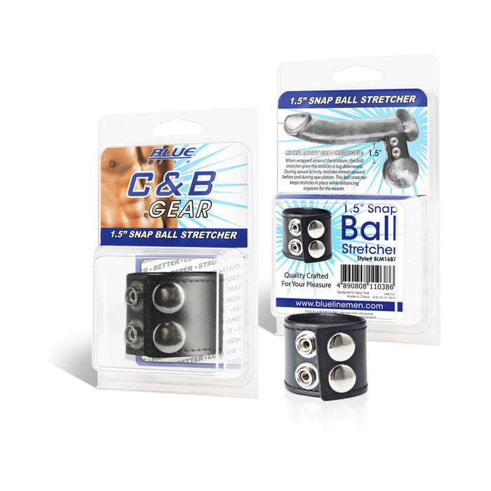 C & B Gear 1.5 inches Snap Ball Stretcher Black