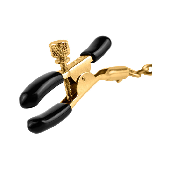 Fetish Fantasy Gold Chain Nipple Clamps