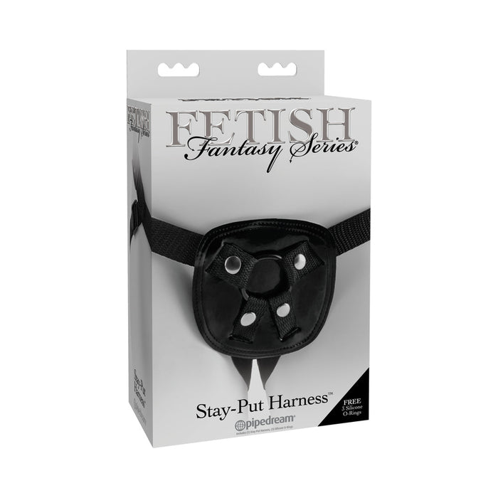 Fetish Fantasy Stay Put Harness Black O/S