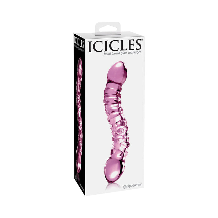 Icicles No. 55 Pink Glass Massager