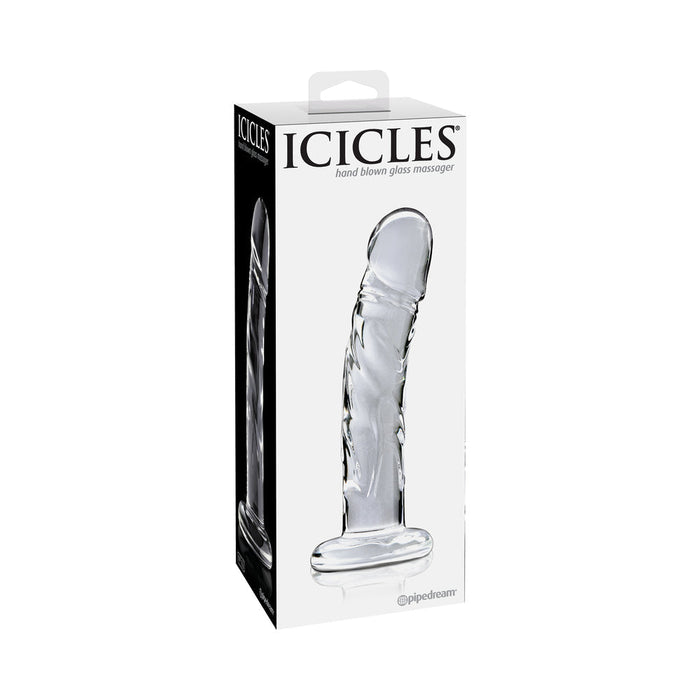 Icicles No. 62 Clear Glass Dildo
