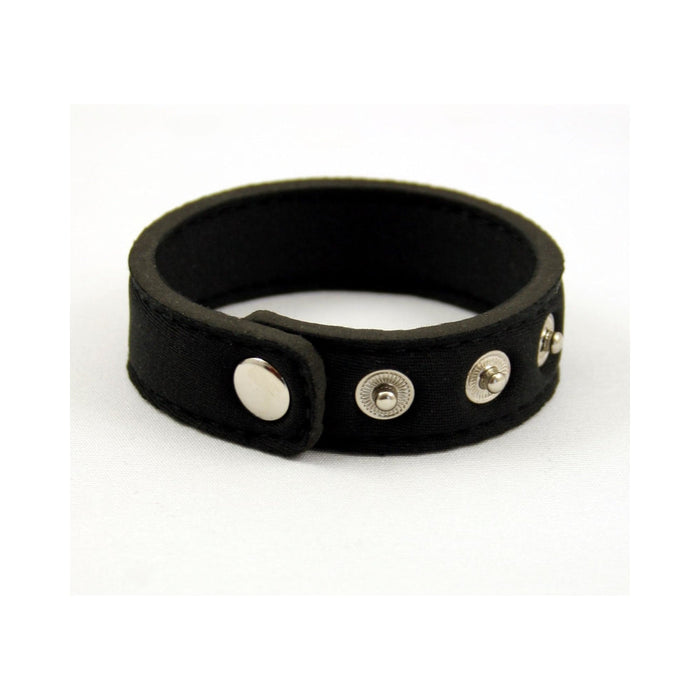 Neoprene Snap Cock Ring Black
