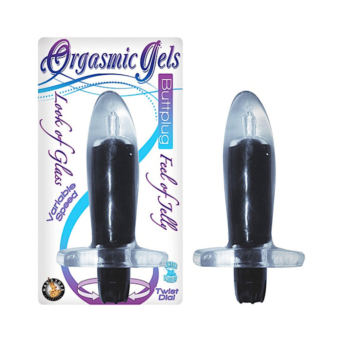 Orgasmic Gels Buttplug-black