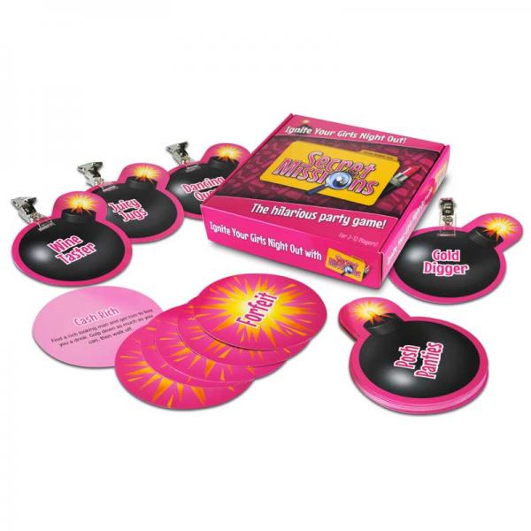 Secret Missions Girls Night Out Party Game