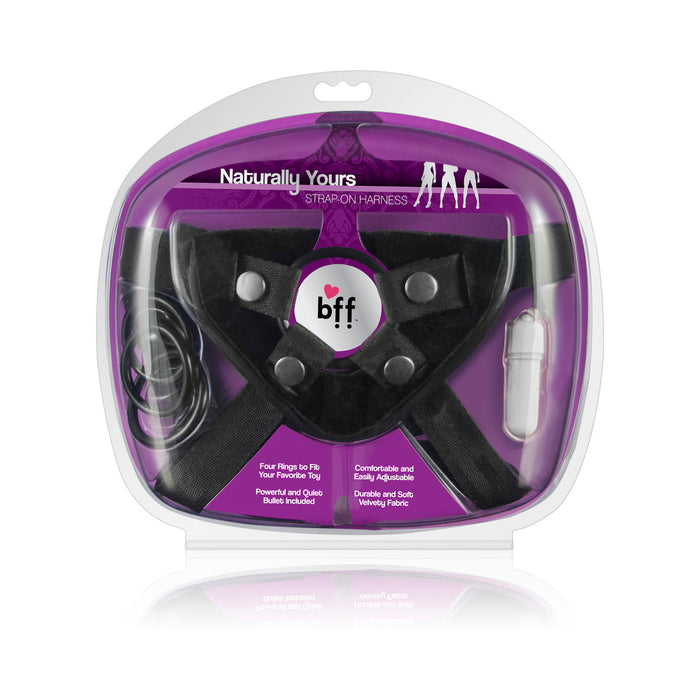 Bff Naturally Yours Adjustable Harness Black OS