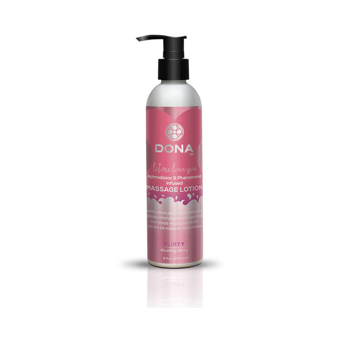 Dona Massage Lotion Flirty Aroma: Blushing Berry 8oz