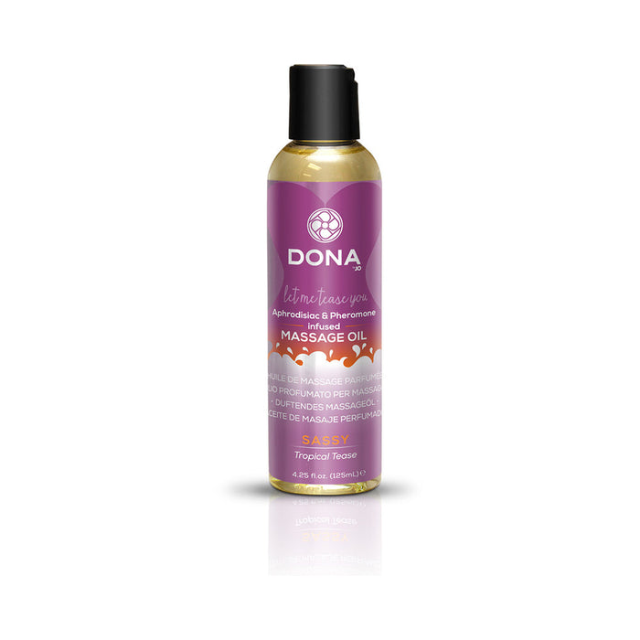 Dona Scented Massage Oil Sassy Tropical Tease 3.75oz