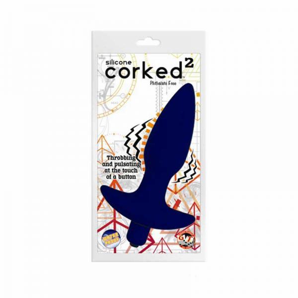 Corked 2 Waterproof Vibrating Small Butt Plug