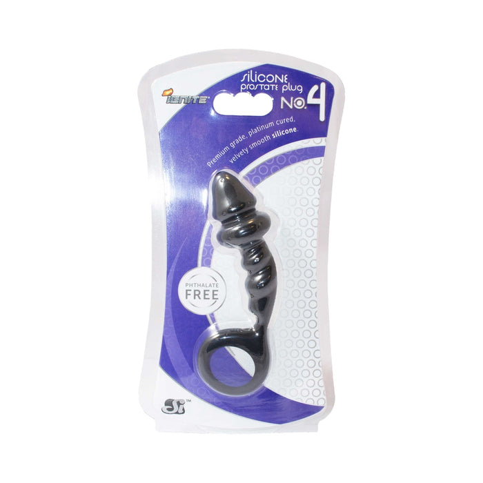 SI Silicone Prostate Plug (Black)