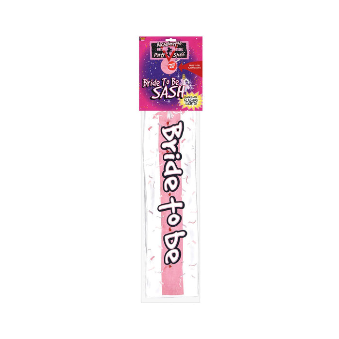 Bachelorette Outta Control Flashing Sash White