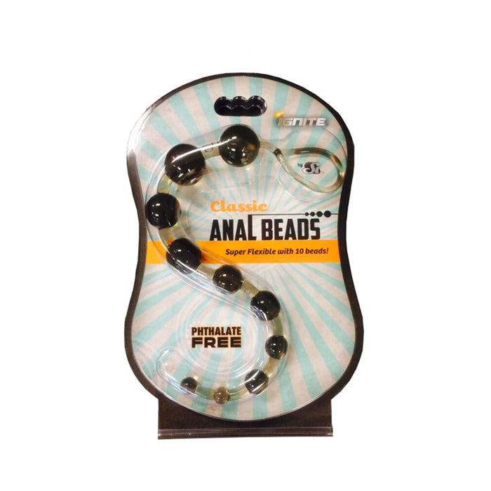 SI Classic Anal Beads (Black)