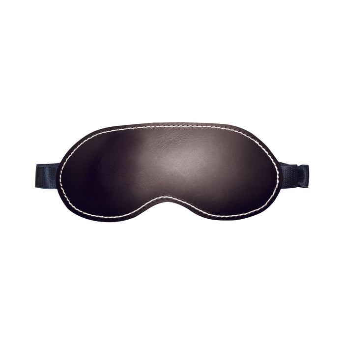 Edge Leather Blindfold Black OS