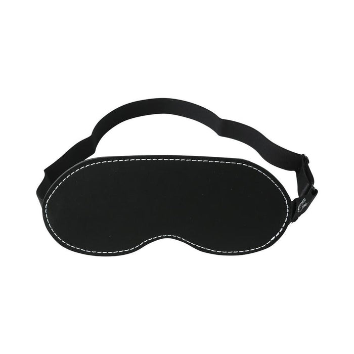 Edge Leather Blindfold Black OS