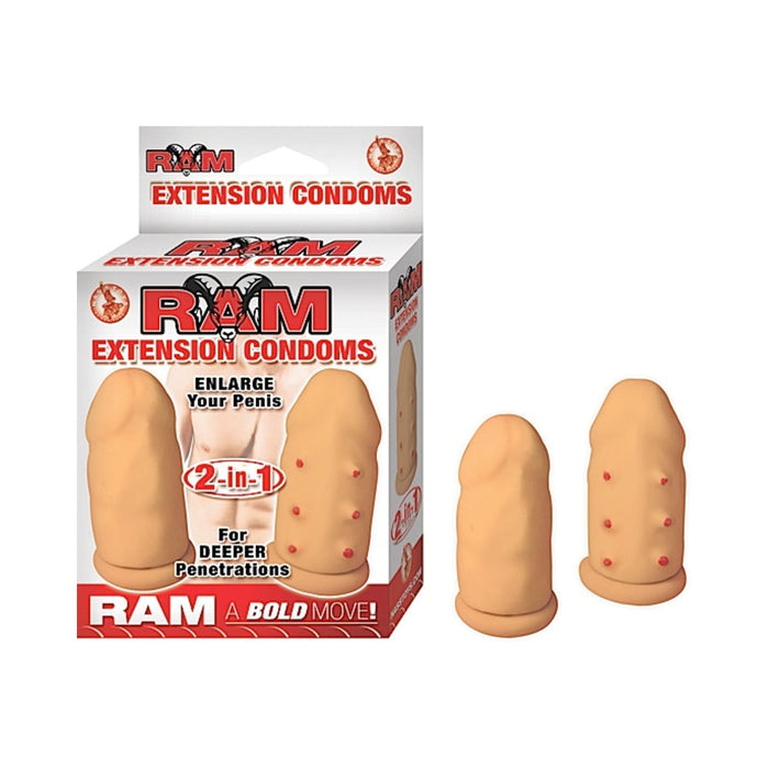 Ram Extension Condoms Beige