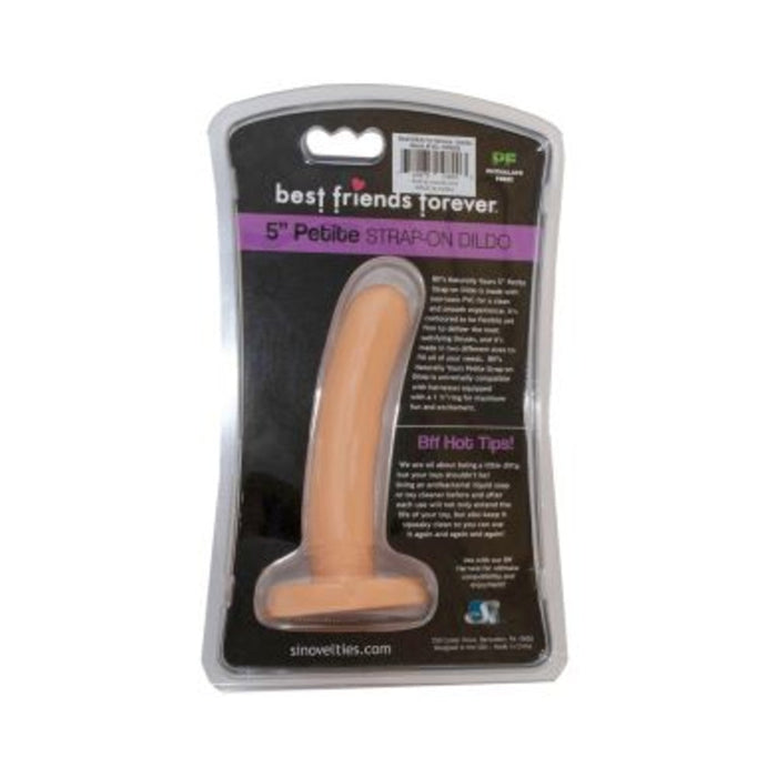 BFF Petite Strap On 5 inches Beige