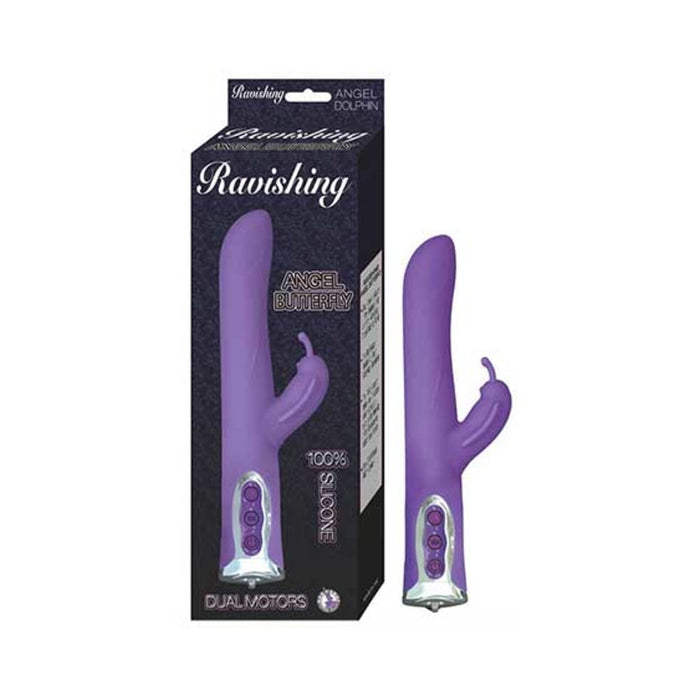Ravishing Angel Butterfly Silicone 7 Function Waterproof Purple