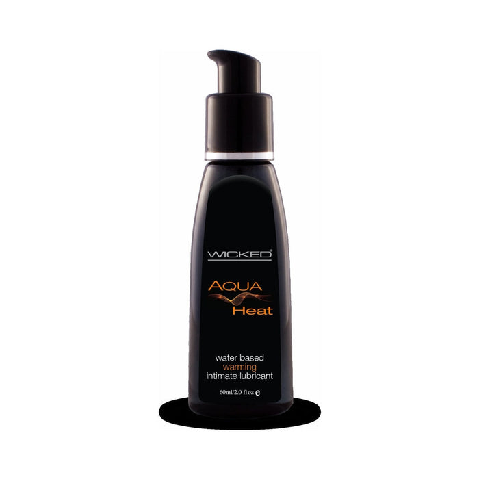 Wicked Aqua Heat Waterbased Warming Sensation Lubricant 2oz.