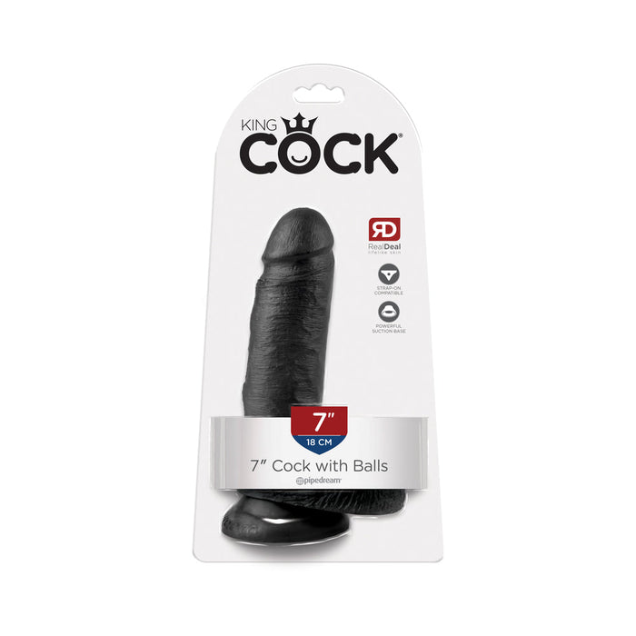 King Cock 7 Inches Cock Balls
