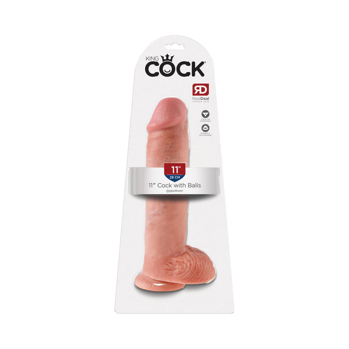 King Cock 11'' Cock - Beige