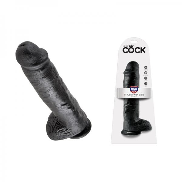 King Cock 11'' Cock - Black