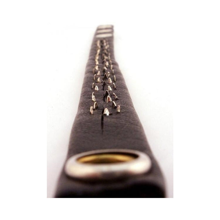 Rouge Pin Prick Cock Strap Black Leather