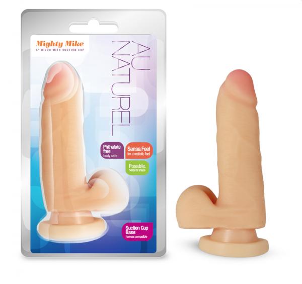 Mighty Mike Dual Density Dildo Beige