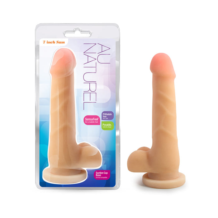 Au Natural 7 inches Sam Beige Dildo
