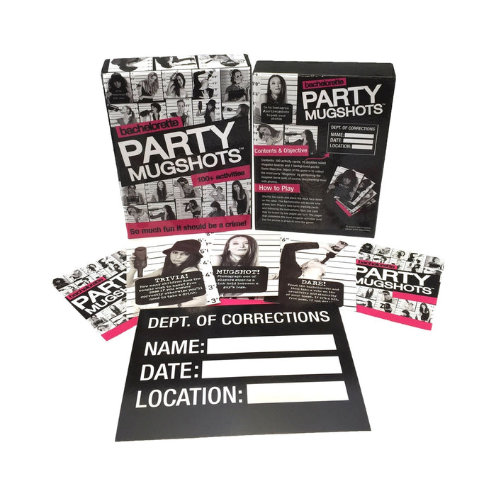 Bachelorette Party Mugshots Card Game