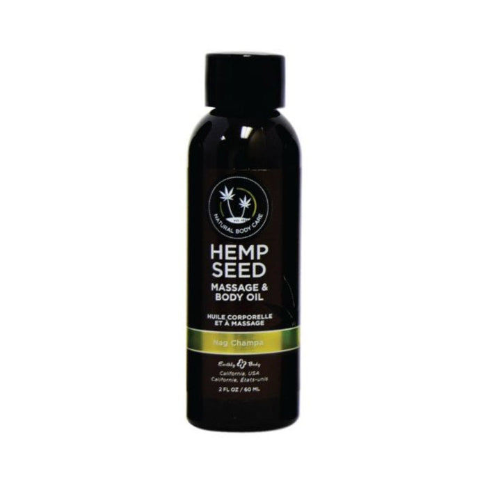 Earthly Body Massage Oil Nag Champa 2oz