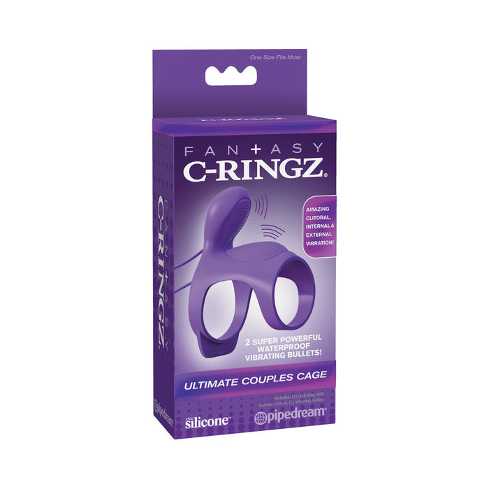 Fantasy C-Ringz Ultimate Couples Cage Purple