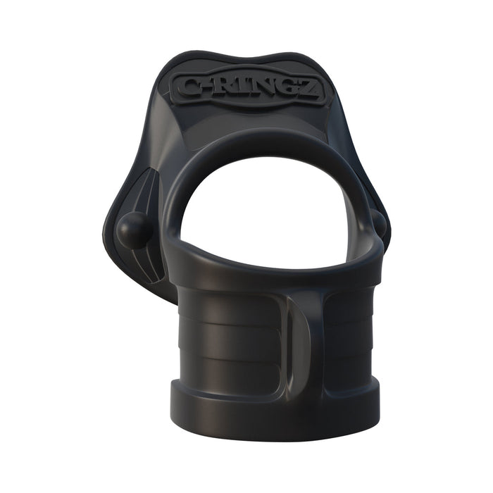 Fantasy C-Ringz Rock Hard Ring & Ball Stretcher Black